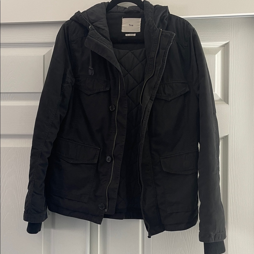 TNA Black Quilted Jacket